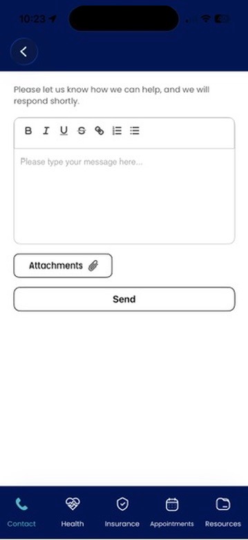 Send a message — with photos.